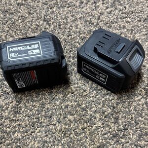 Hercules 12V Lithium-Ion Battery Lot New Never Used 4AH
